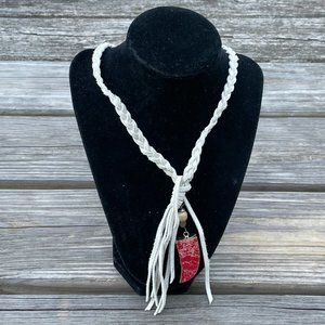 Elise. M Women Necklace Leather Braided Chain Ladies Necklace New